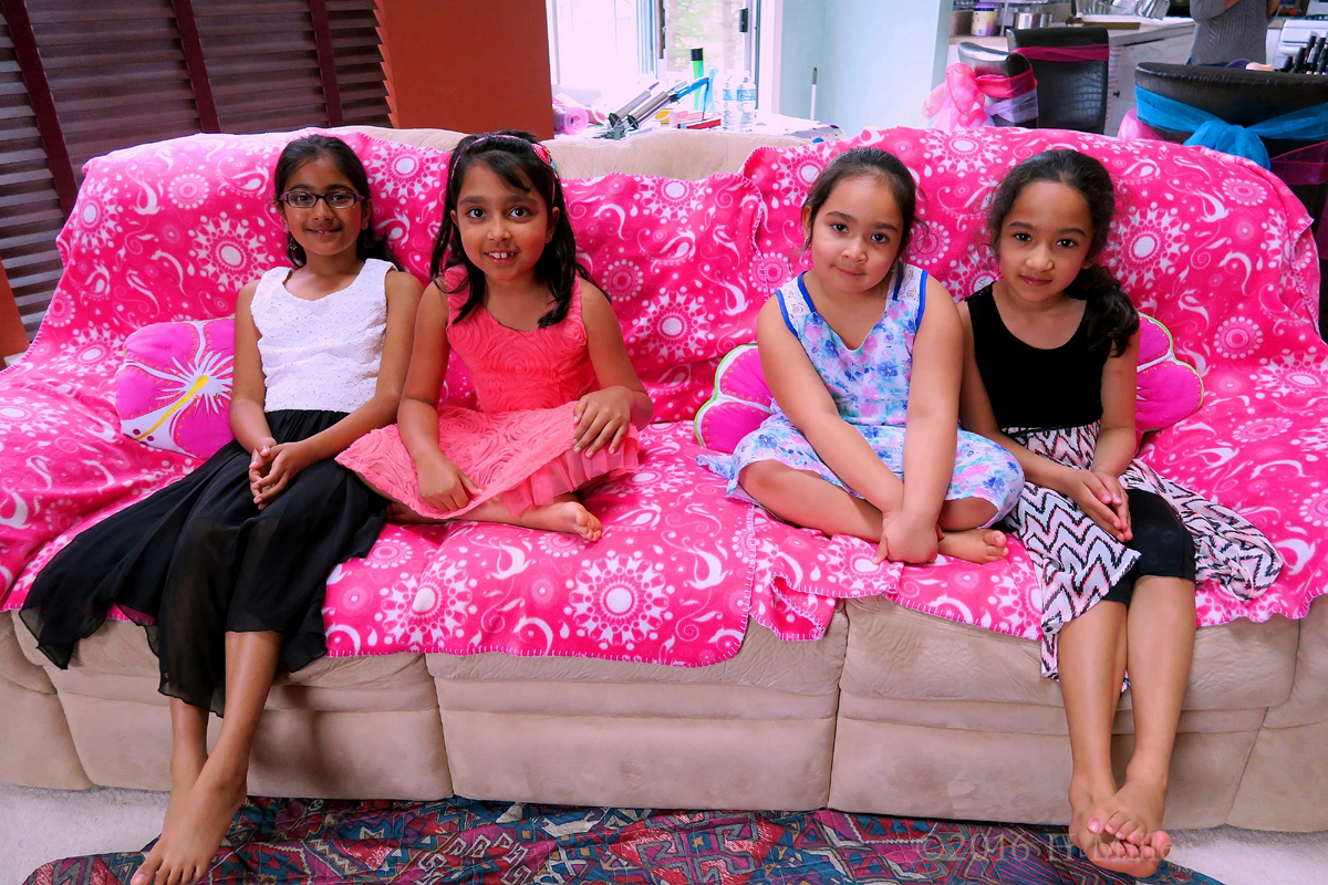 Another Group Pic Of Aashi At Her Birthday Party. 