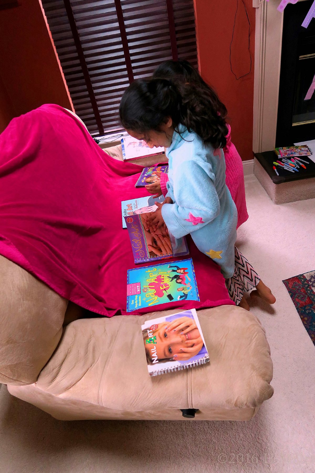 Checking Out A Kids Nail Art Book. 