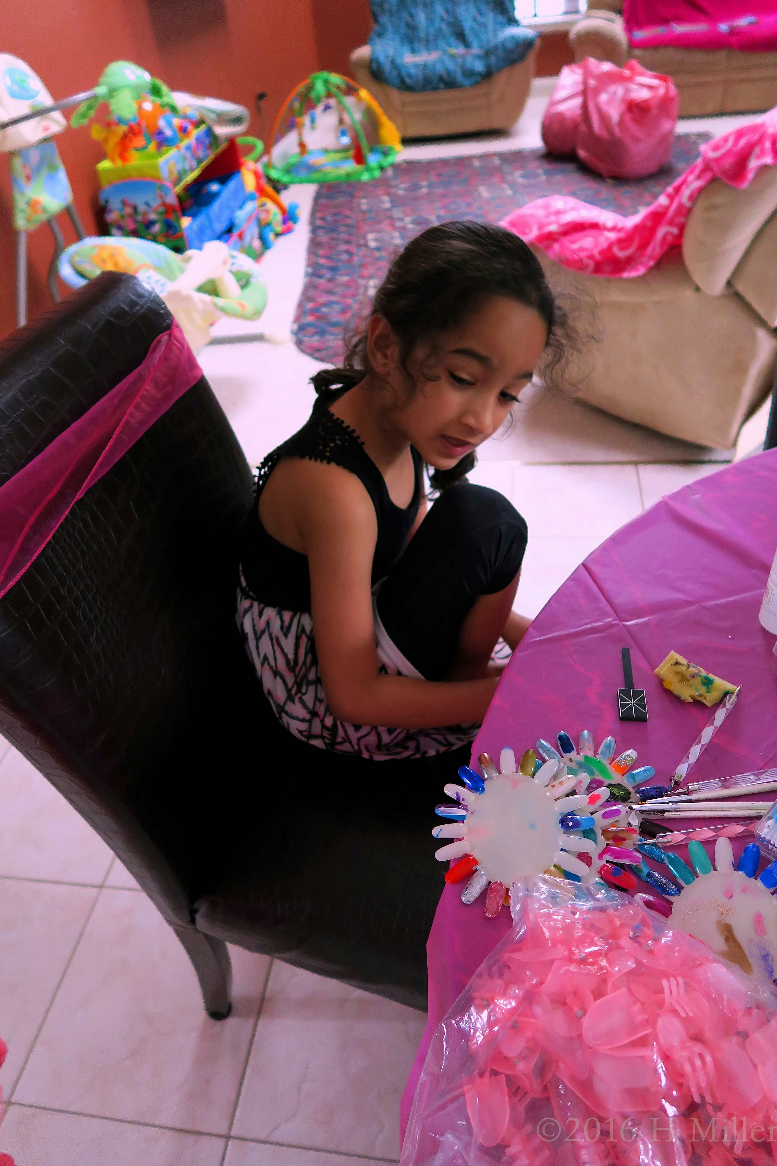 Checking Out The Practice Nails And Tools While Removing Poish From Her Last Pedi. Checking Out The Practice Nails And Tools While Removing Poish From Her Last Pedi.