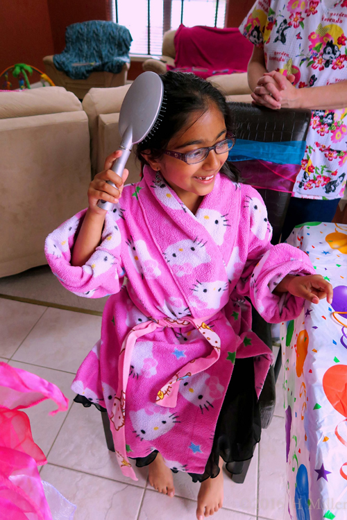 Aashi At Her Spa Birthday Party.