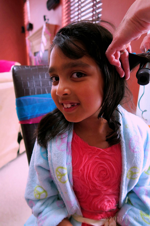 Having Fun At Aashi's Spa Birthday Party. Having Fun At Aashi's Spa Birthday Party.