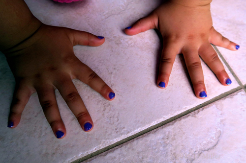 Purple Mani For Tweens. Purple Mani For Tweens.