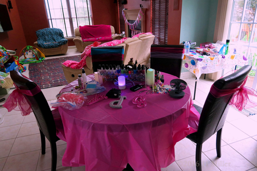 Spa Birthday Party! Spa Birthday Party!