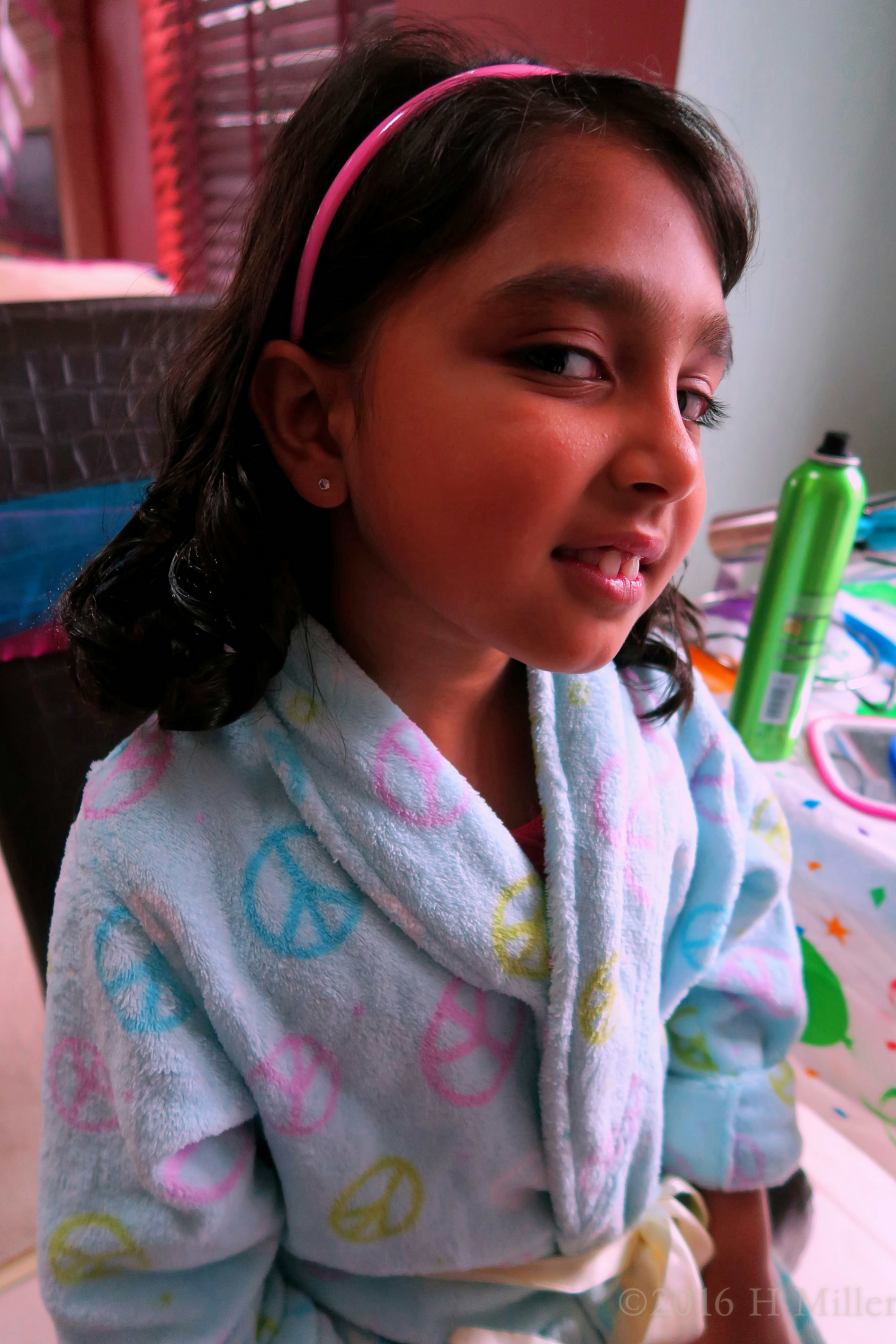 Kids Hair Styling At Aashi's Spa Birthday Party.