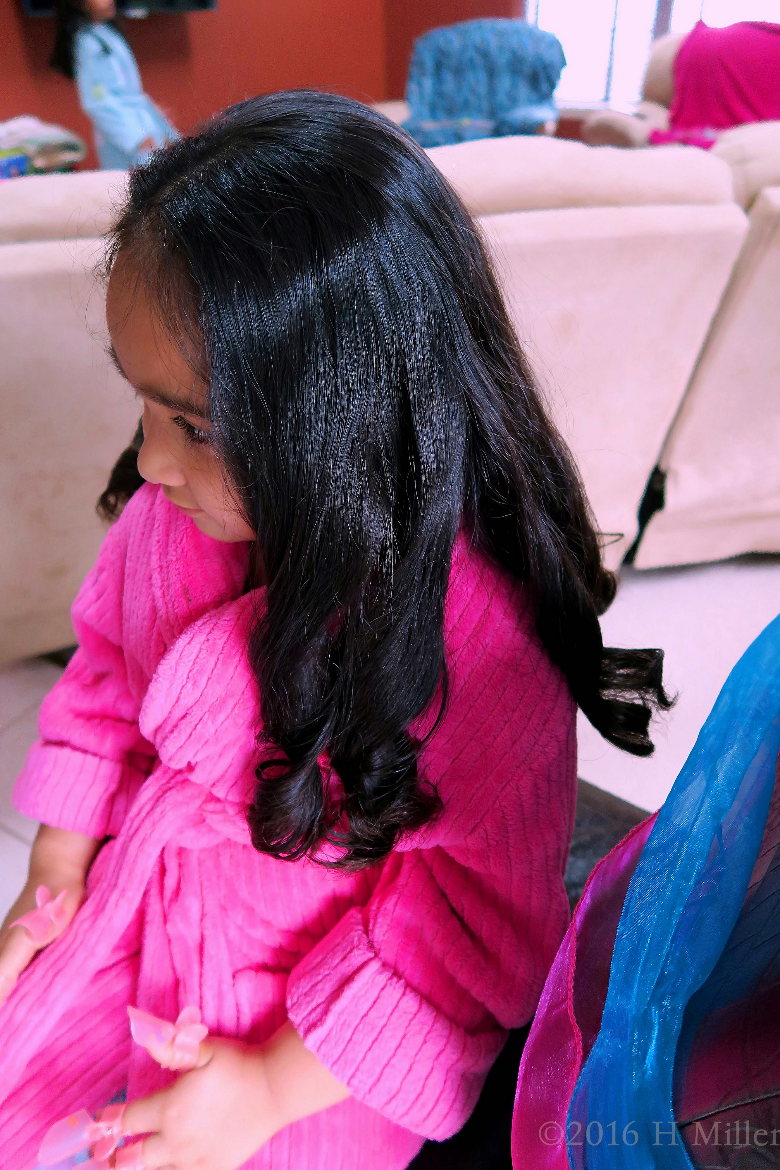 Spa Birthday Party Waves Hair Styling! Spa Birthday Party Waves Hair Styling!