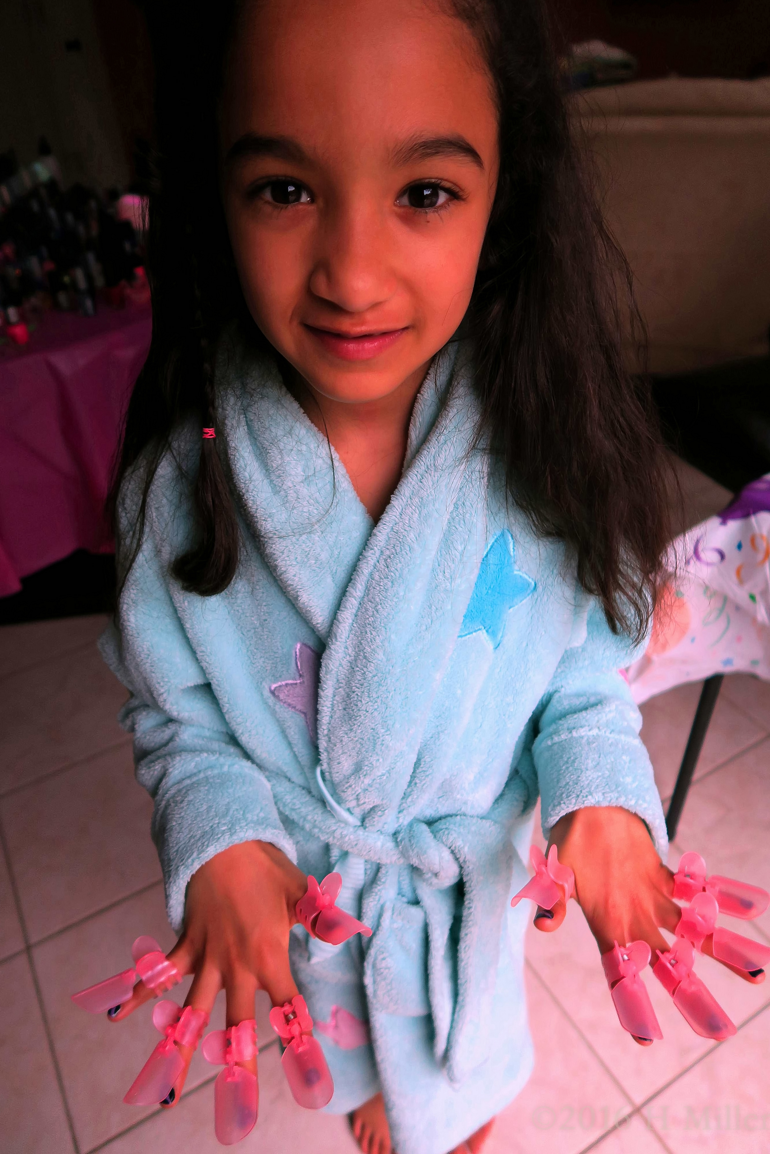 Wearing Nail Protectors. Wearing Nail Protectors.