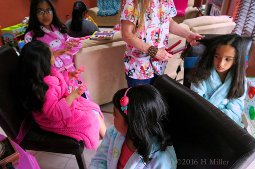 Enjoying The Temporary Spa Oasis. Enjoying The Temporary Spa Oasis.