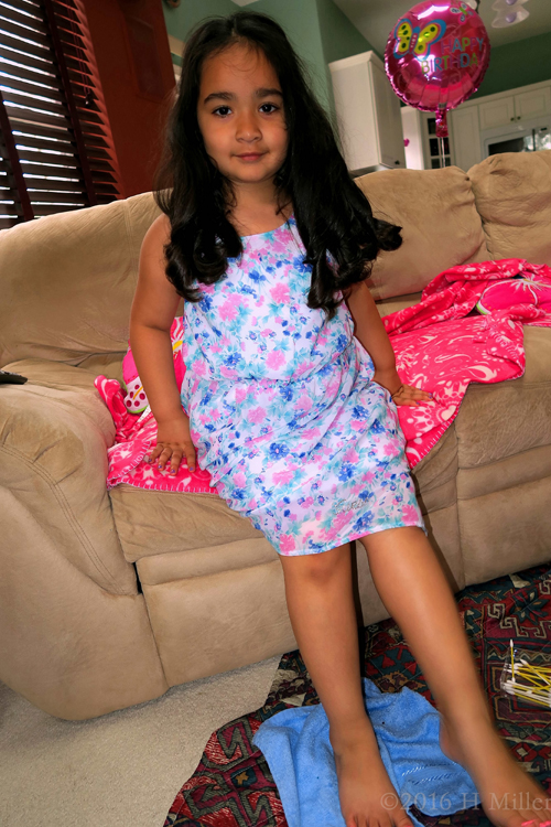 Finished With Her Spa Activities. Finished With Her Spa Activities.