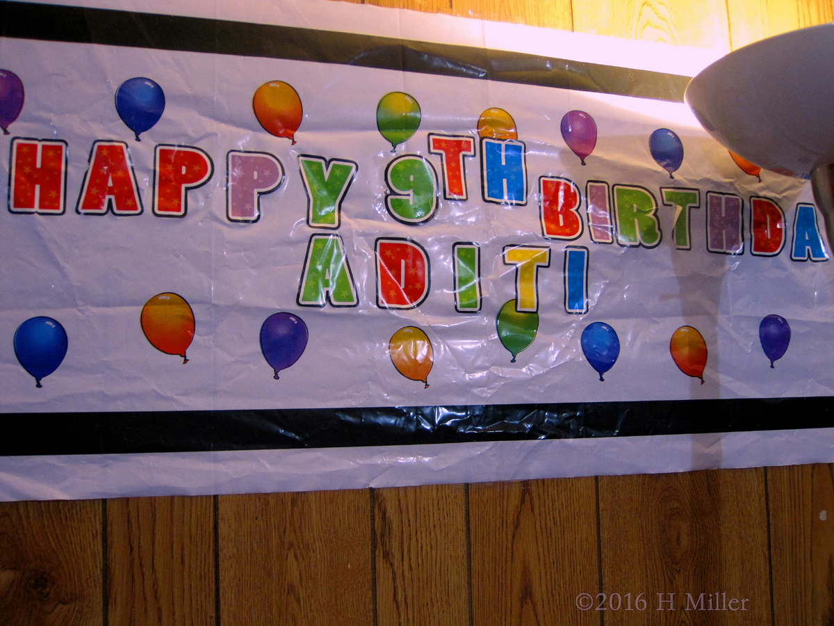 A Different Happy Birthday Aditi Sign!