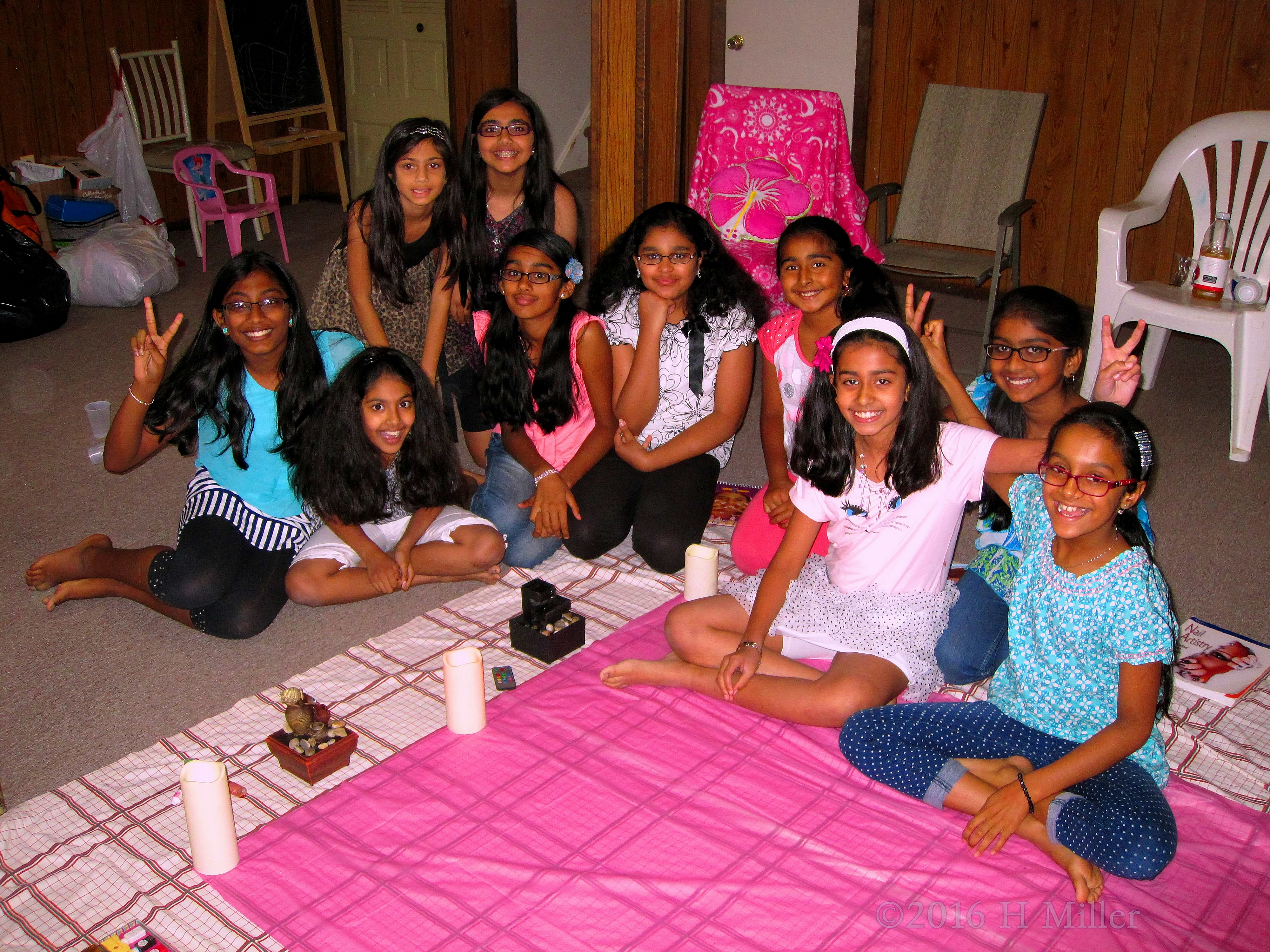 Taking Their First Group Picture At The Spa For Girls! Taking Their First Group Picture At The Spa For Girls!
