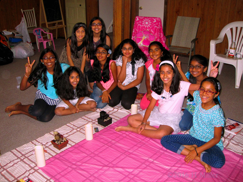 Taking Their First Group Picture At The Spa For Girls