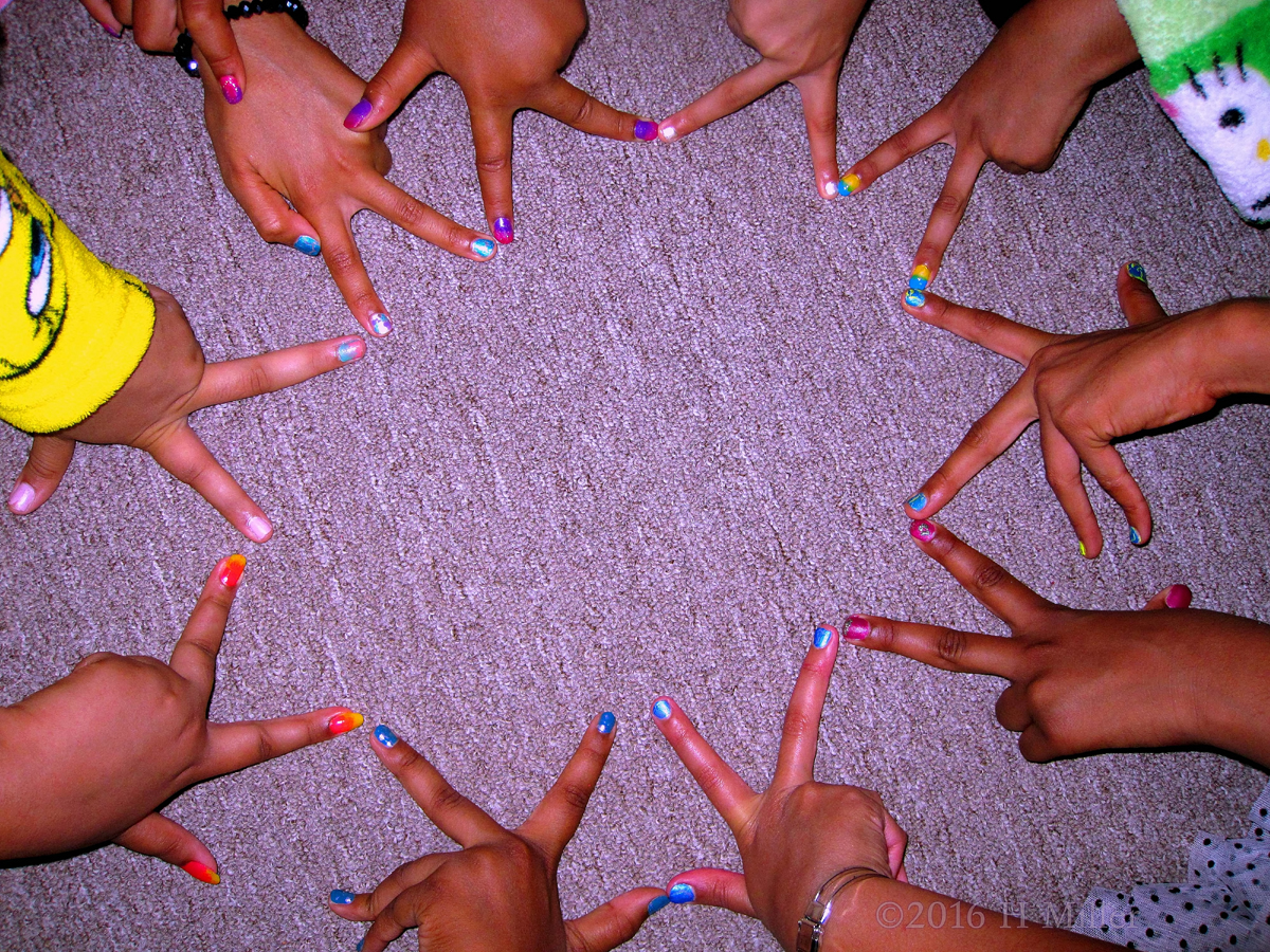 Everyone Having Fun Showing Their Kids Manicures! 