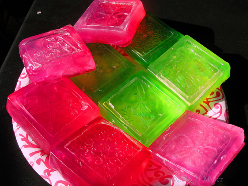 What Lovely Colorful Kids Crafts! Homemade Soap Is Fun To Make At The Kids Spa!