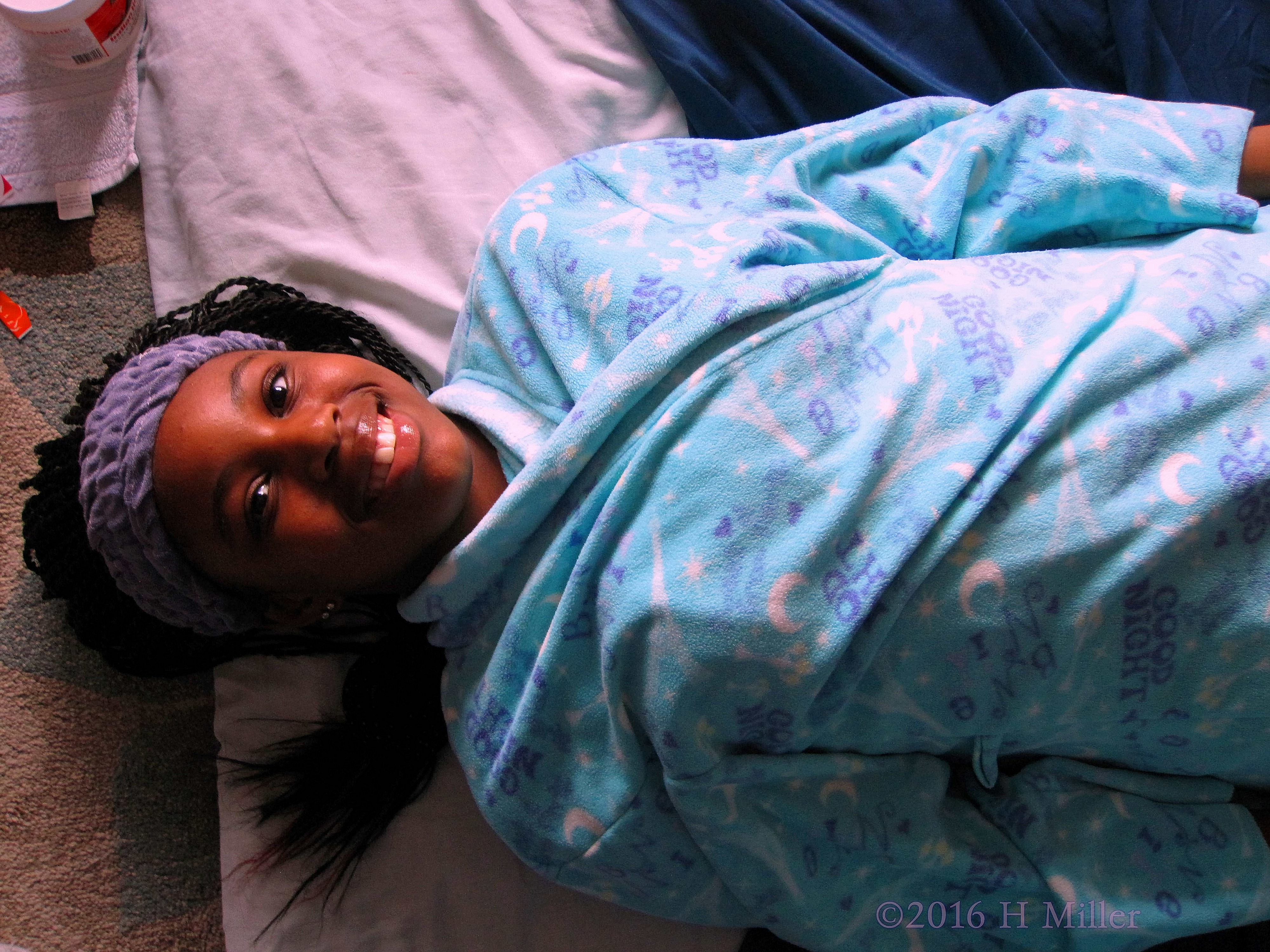 Smiling Big Before Her Home Girls Spa Facial Smiling Big Before Her Home Girls Spa Facial