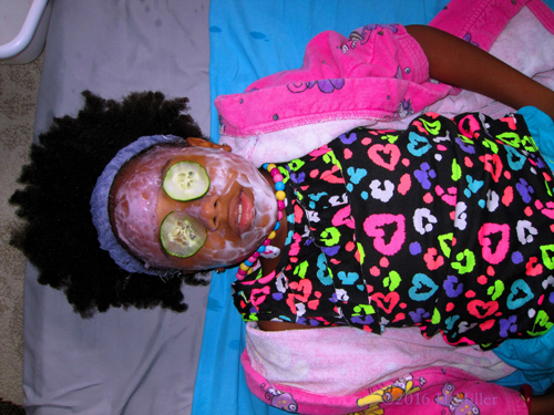 She's Looking Happy In Her Homemade Strawberry Facial She's Looking Happy In Her Homemade Strawberry Facial