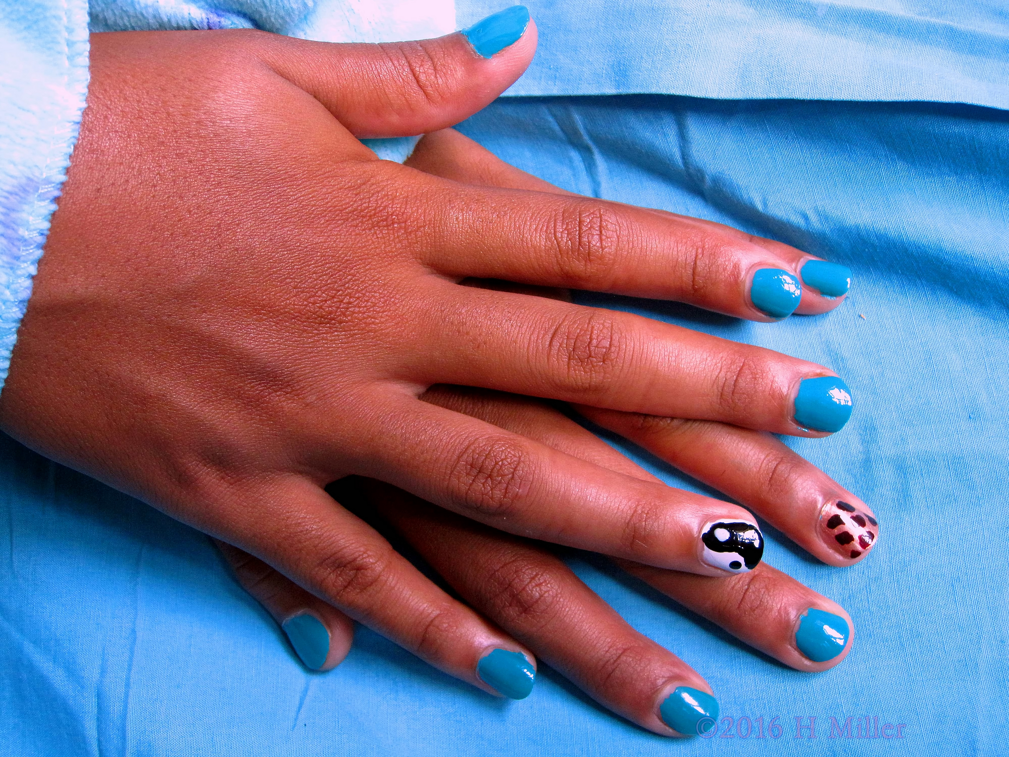 Awesome Ying Yang And Pink Leopard Girls Spa Manicure Awesome Ying Yang And Pink Leopard Girls Spa Manicure