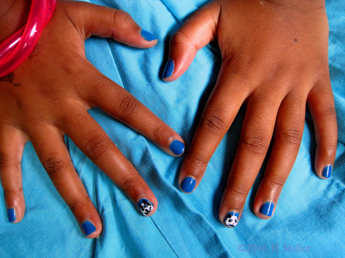 Pretty Blue And Panda Girls Mini Mani Pretty Blue And Panda Girls Mini Mani