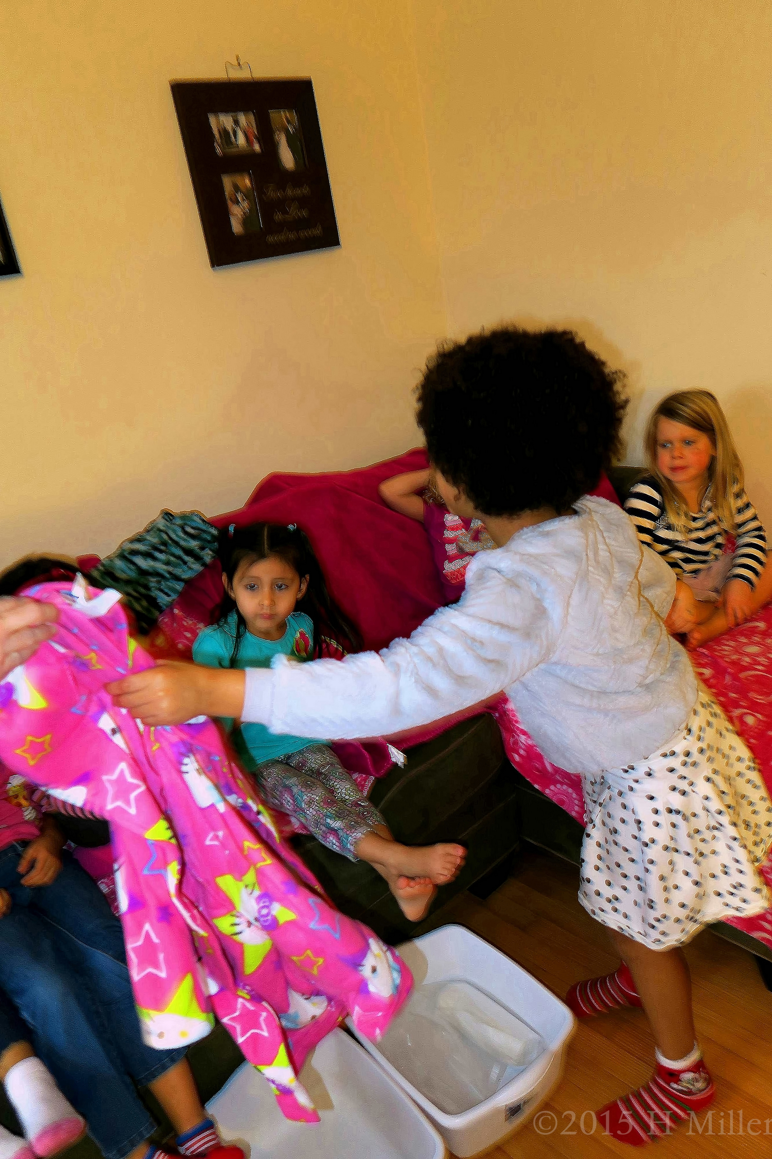 Alanna Choosing Her Robe For The Party Alanna Choosing Her Robe For The Party