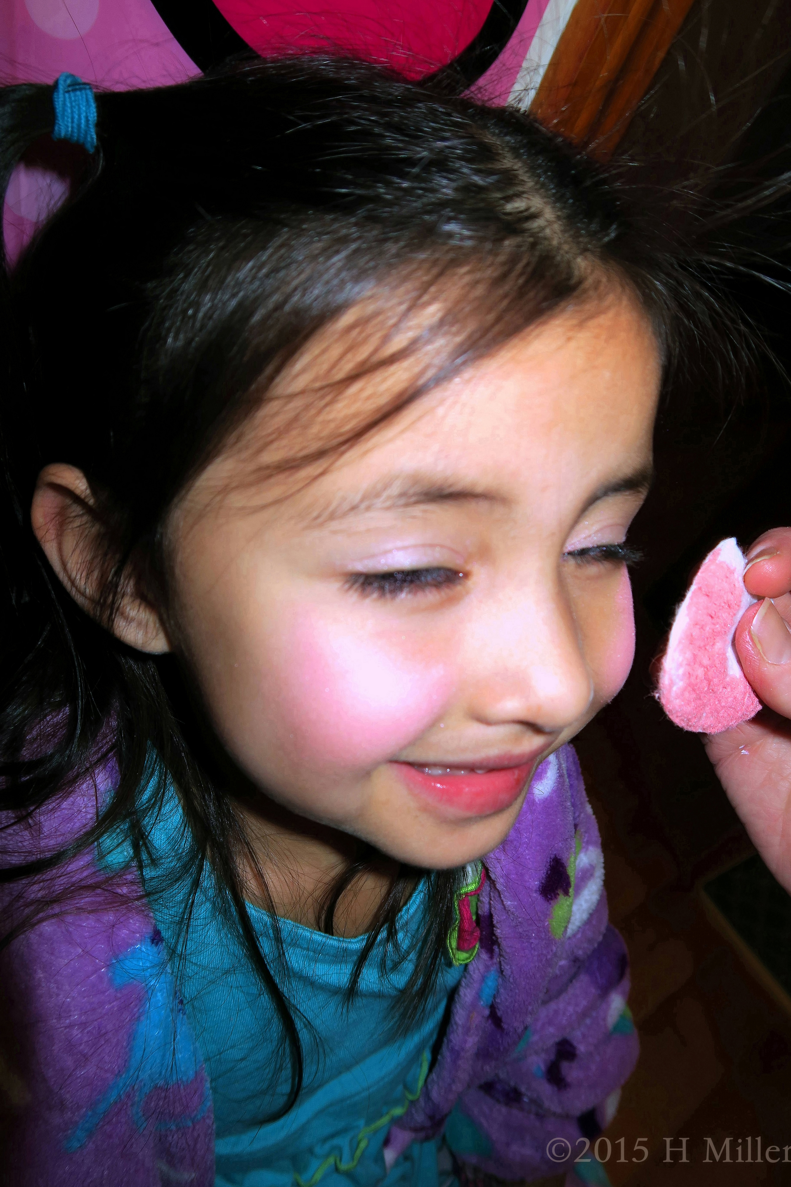 Applying Blush During The Makeup Application Applying Blush During The Makeup Application