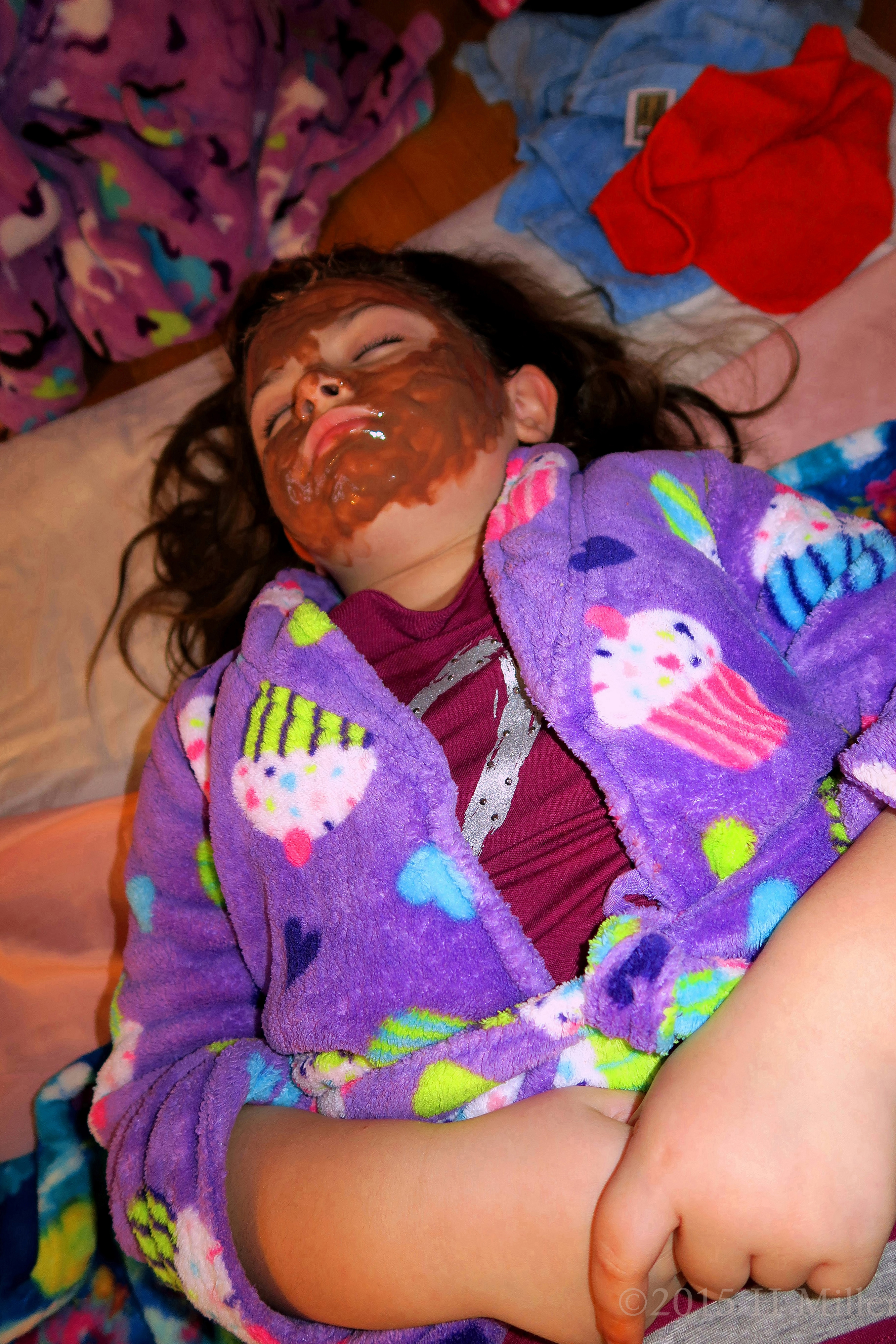Her Chocolate Face Masque Is Awesome! Her Chocolate Face Masque Is Awesome!