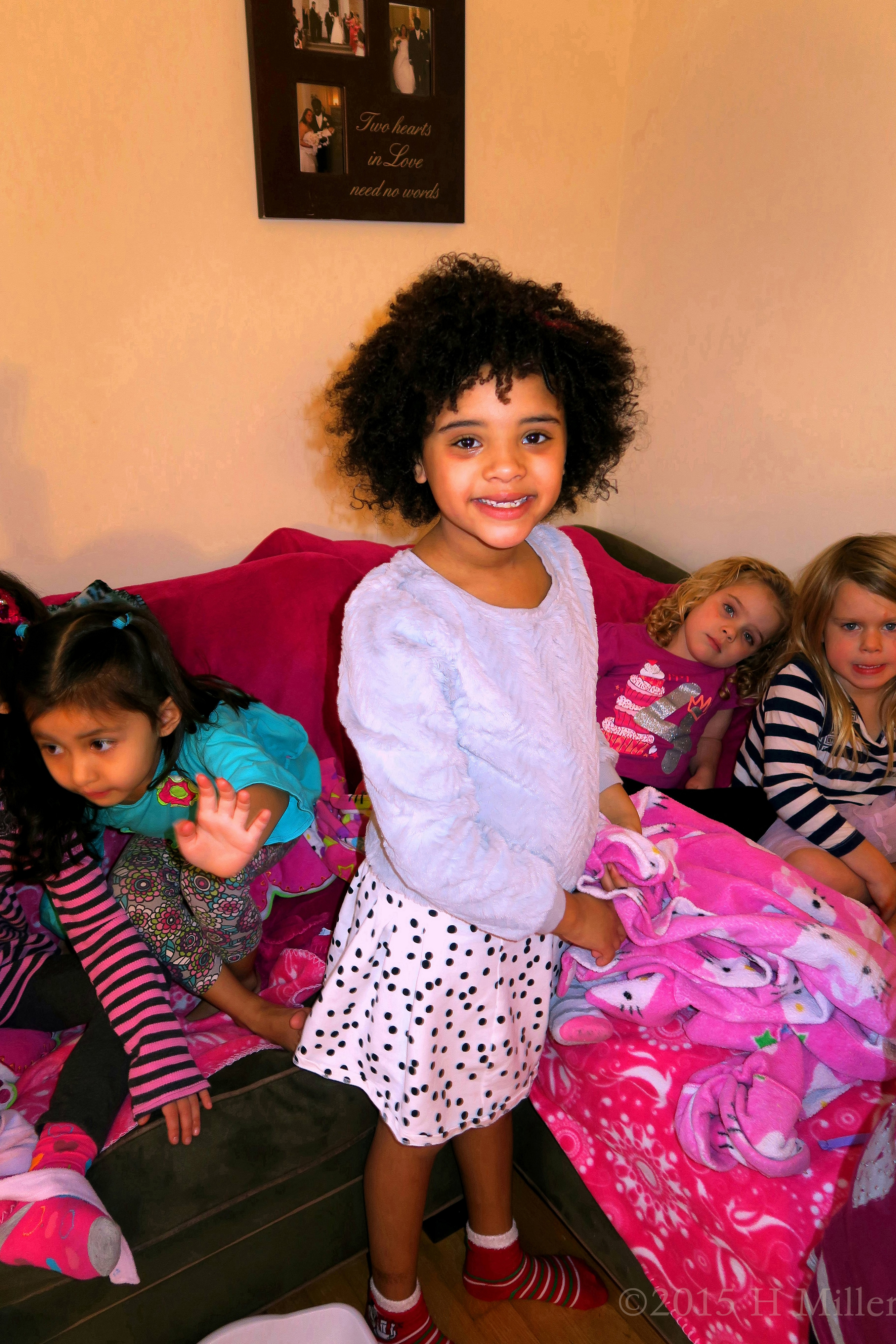 The Birthday Girl Smiles With Her Chosen Robe The Birthday Girl Smiles With Her Chosen Robe