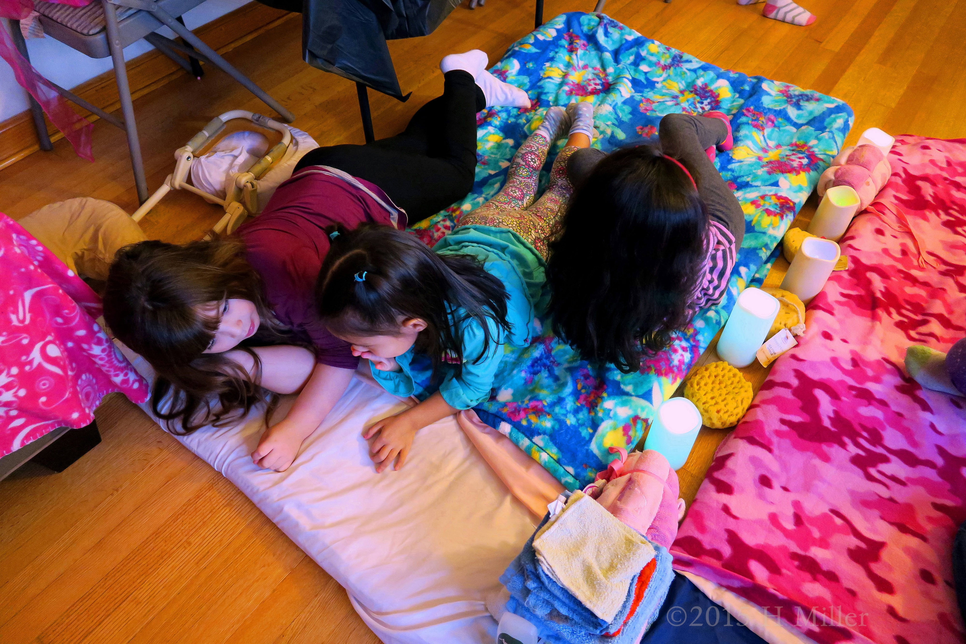 The Kids Exploring The Spa Activity Area The Kids Exploring The Spa Activity Area