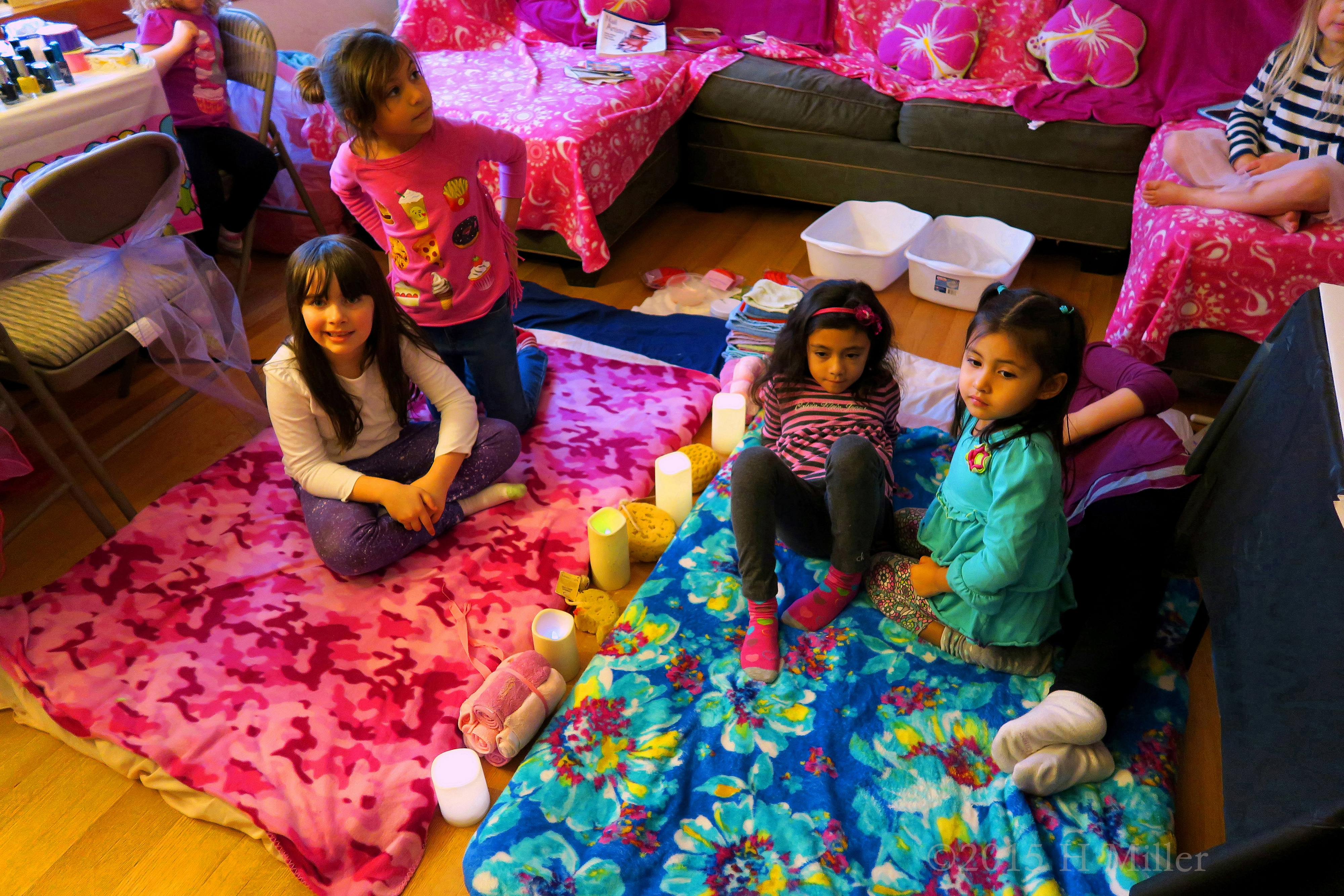 Watching TV While We Are Setting Up For The Party Watching TV While We Are Setting Up For The Party