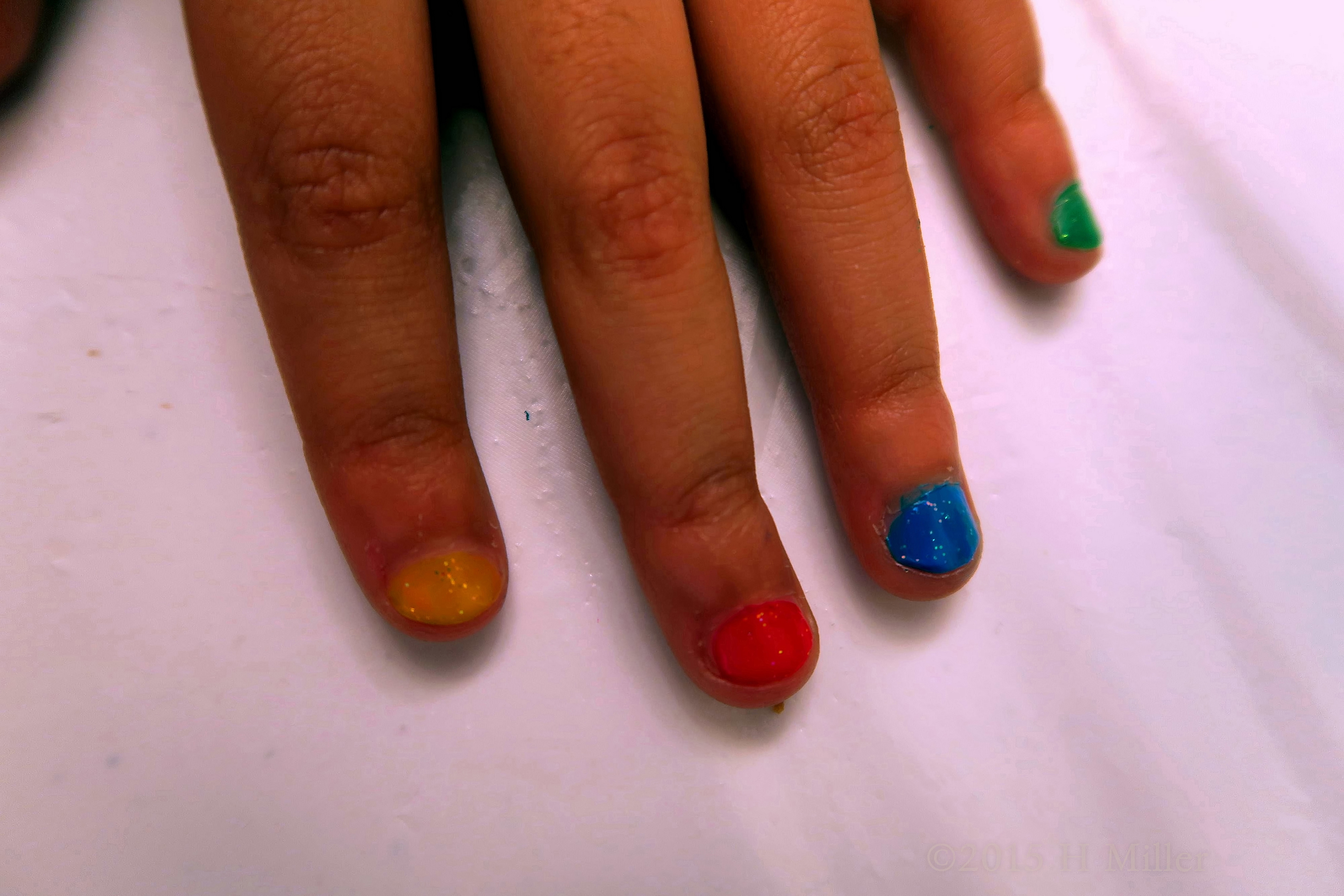 And The Colors On Each Manicure Match! And The Colors On Each Manicure Match!