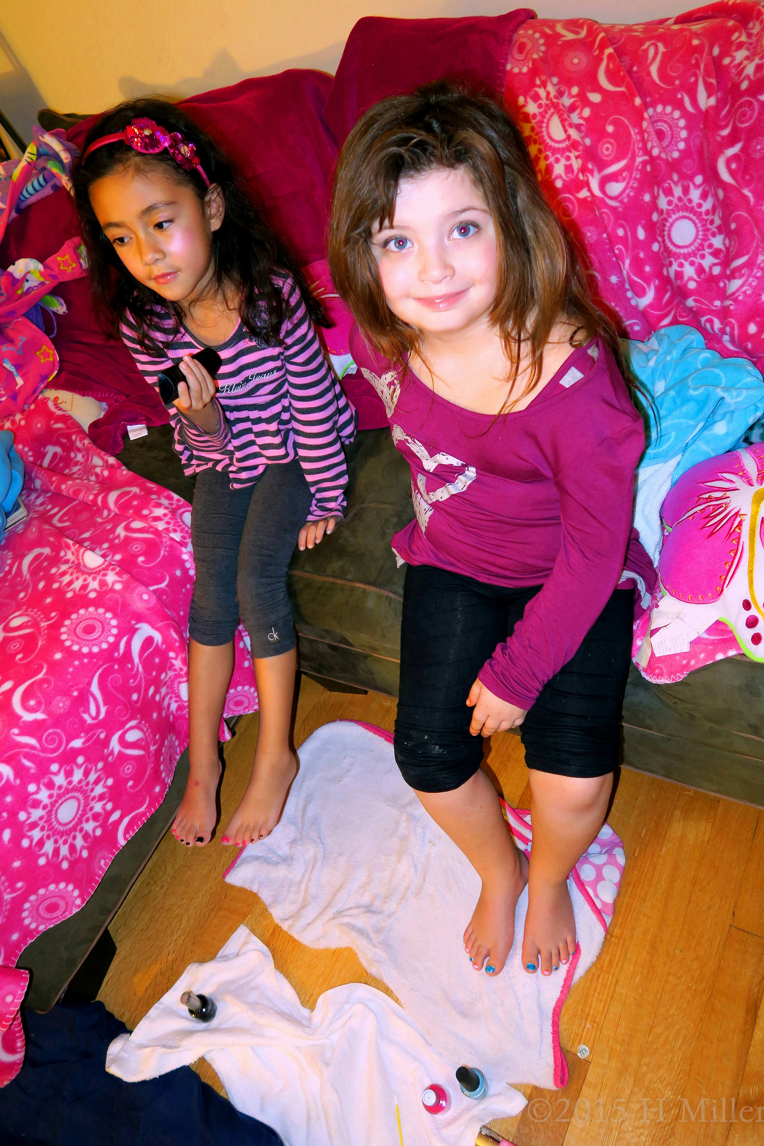 She Just Had Her Nails Painted At The Spa! She Just Had Her Nails Painted At The Spa!