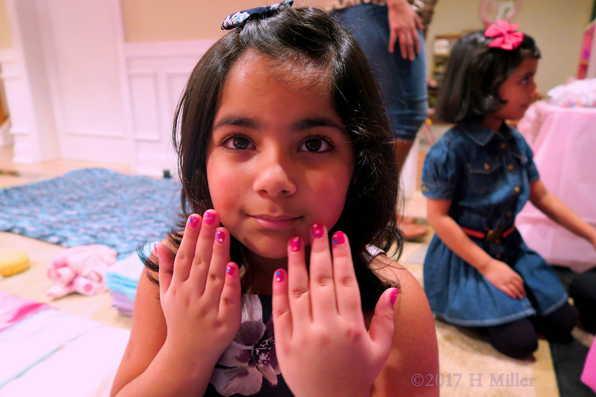 The Birthday Girl's Mini Mani Came Out Great! 