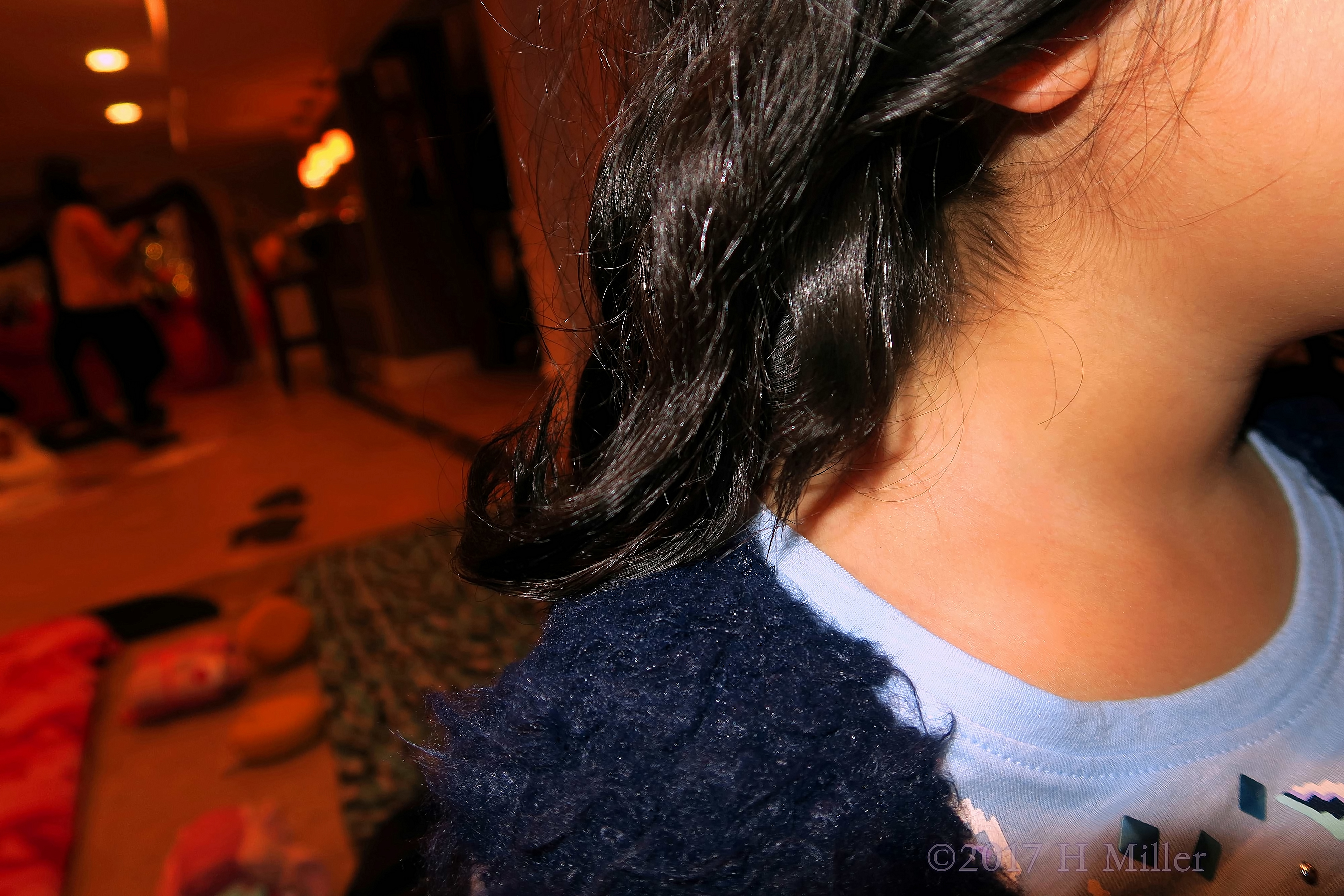 Closeup Of Her Girls Hairstyle Closeup Of Her Girls Hairstyle