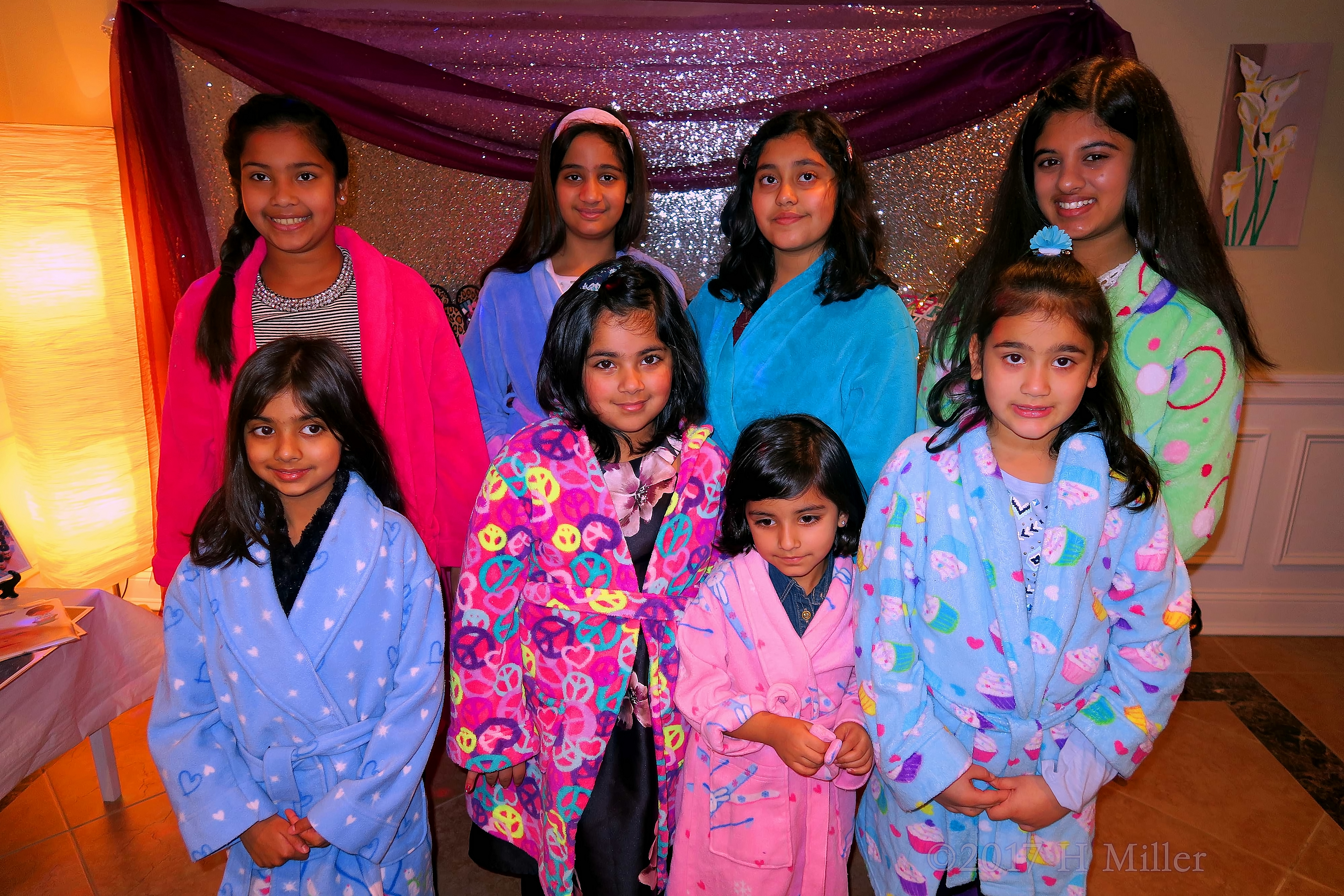 Group Picture Before The Kids Spa Party Gets Started. Group Picture Before The Kids Spa Party Gets Started.