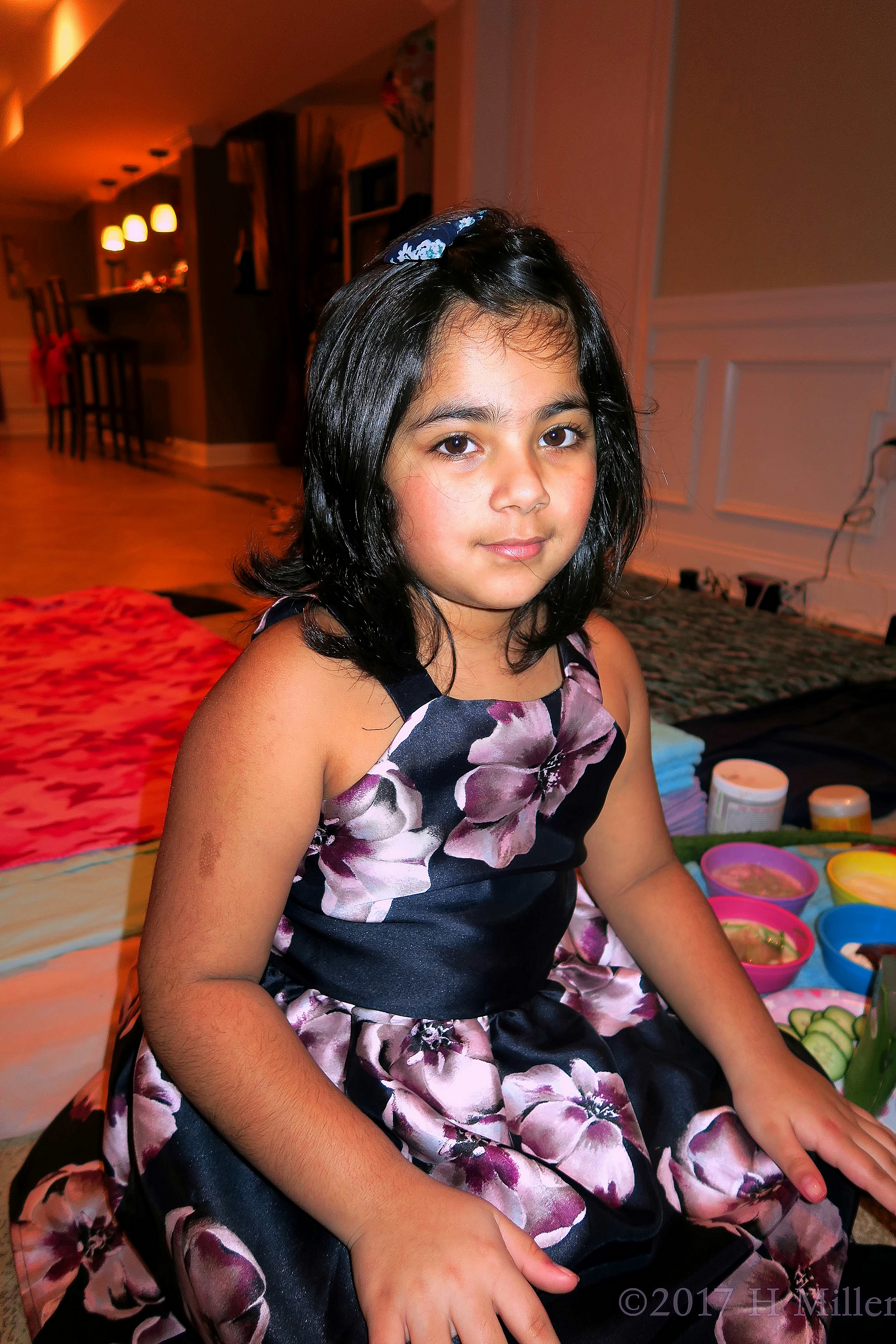 The Birthday Girl Lets Her Nails Dry. The Birthday Girl Lets Her Nails Dry.