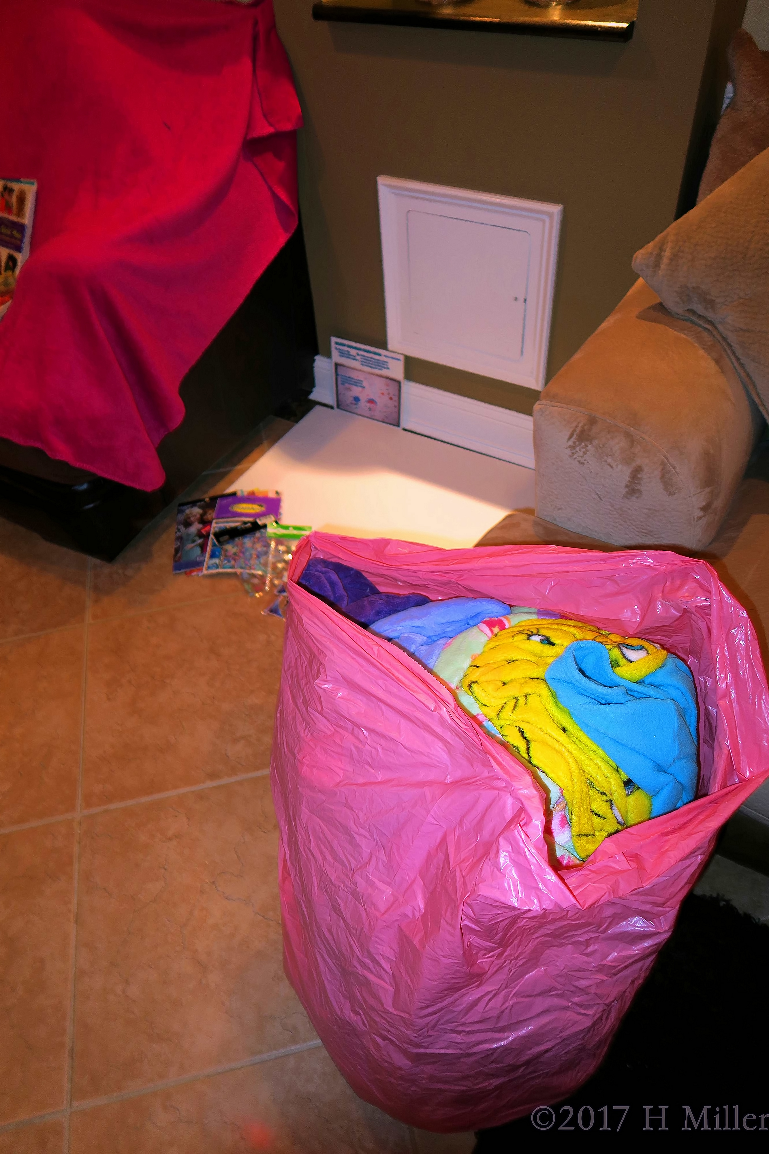 The Girls Robes Arrive In A Girly Pink Bag! The Girls Robes Arrive In A Girly Pink Bag!