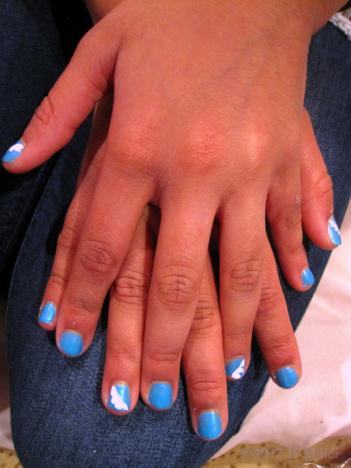 Close Up Of The Kids Mini Mani. Close Up Of The Kids Mini Mani.