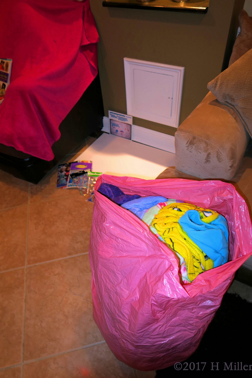 The Girls Robes Arrive In A Girly Pink Bag The Girls Robes Arrive In A Girly Pink Bag