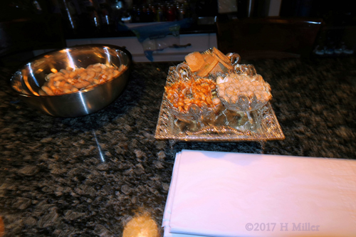 The Snack Table For The Party. The Snack Table For The Party.