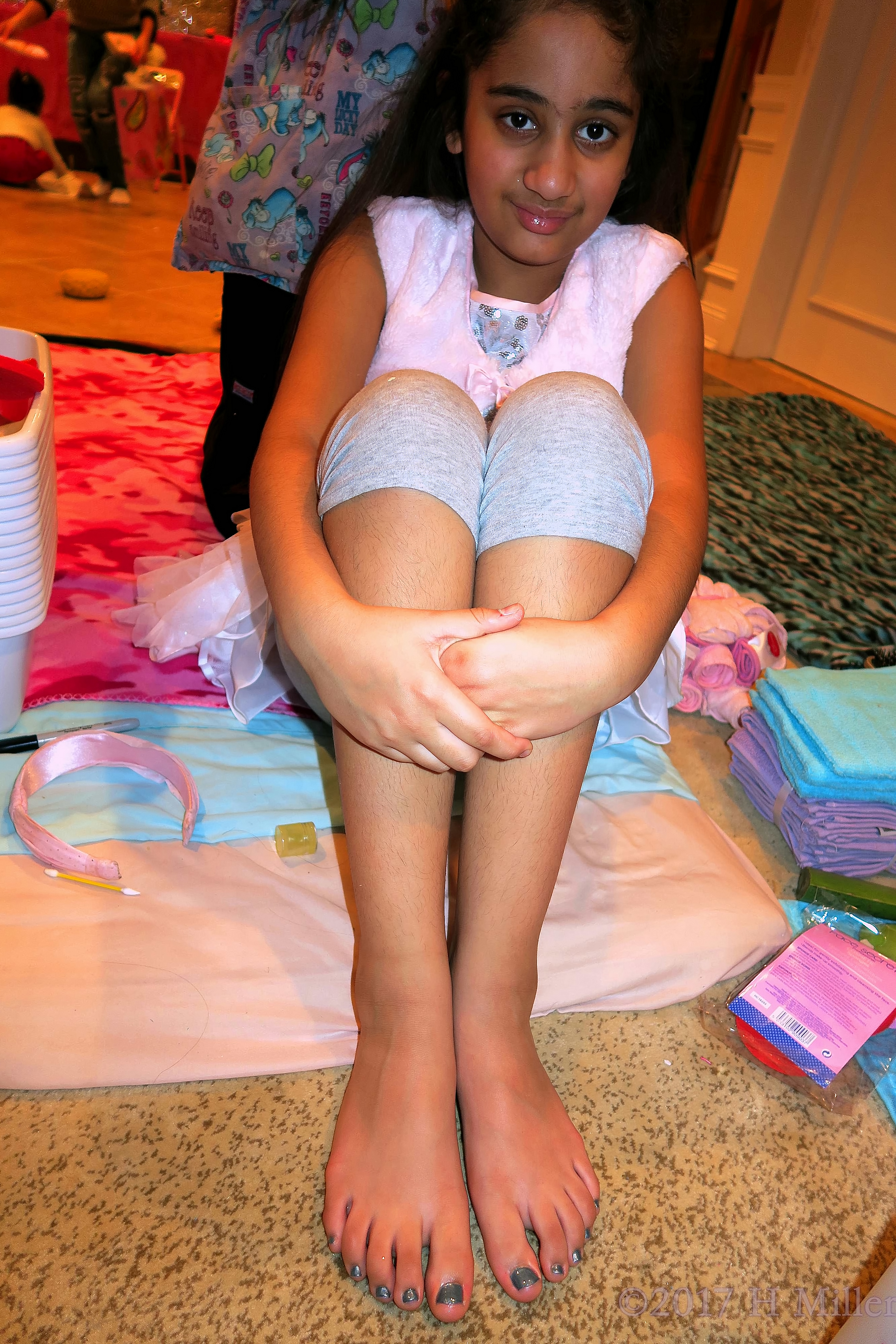 Getting Her Hair Braided. Getting Her Hair Braided.