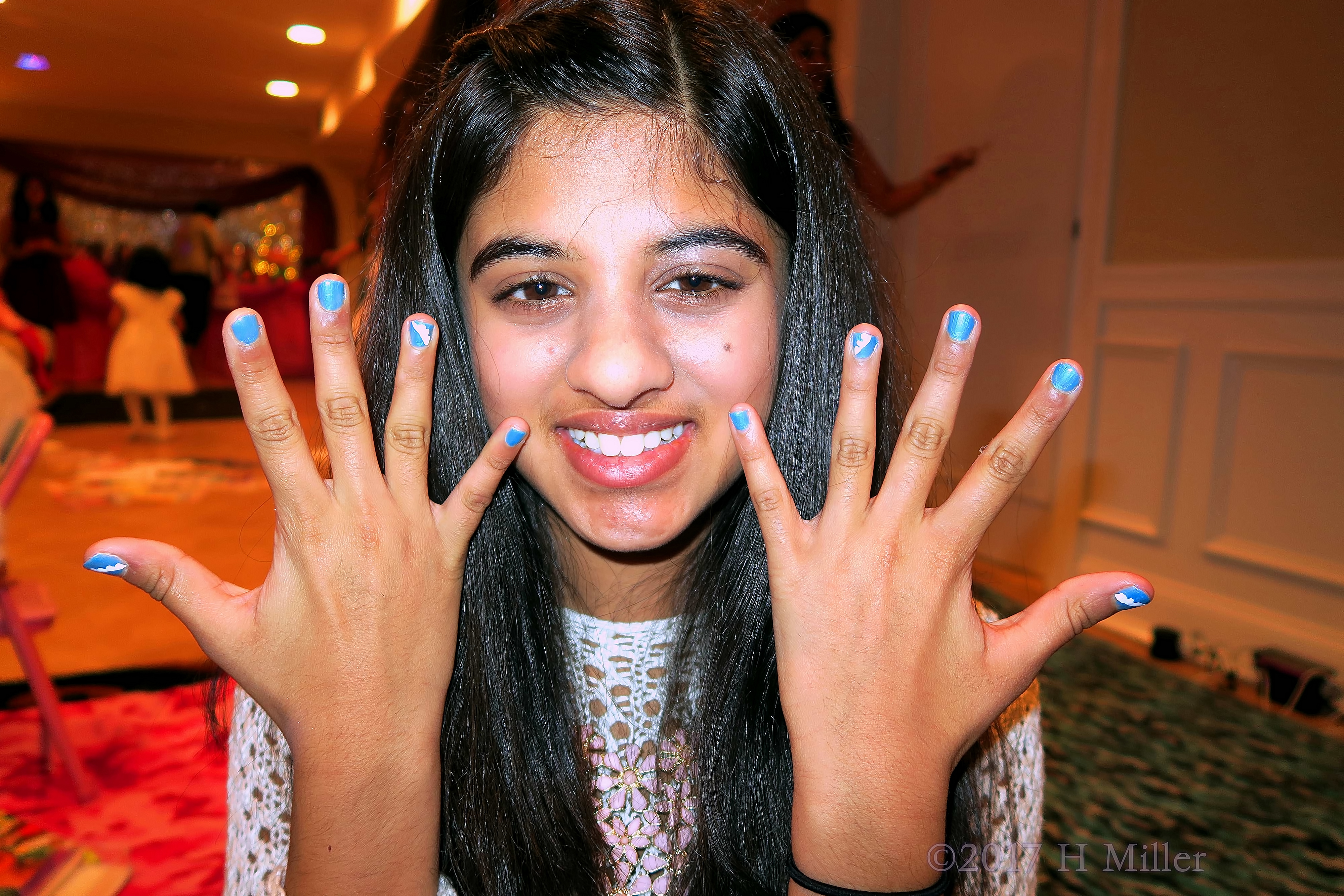 She's Super Happy With Her Kids Manicure! She's Super Happy With Her Kids Manicure!