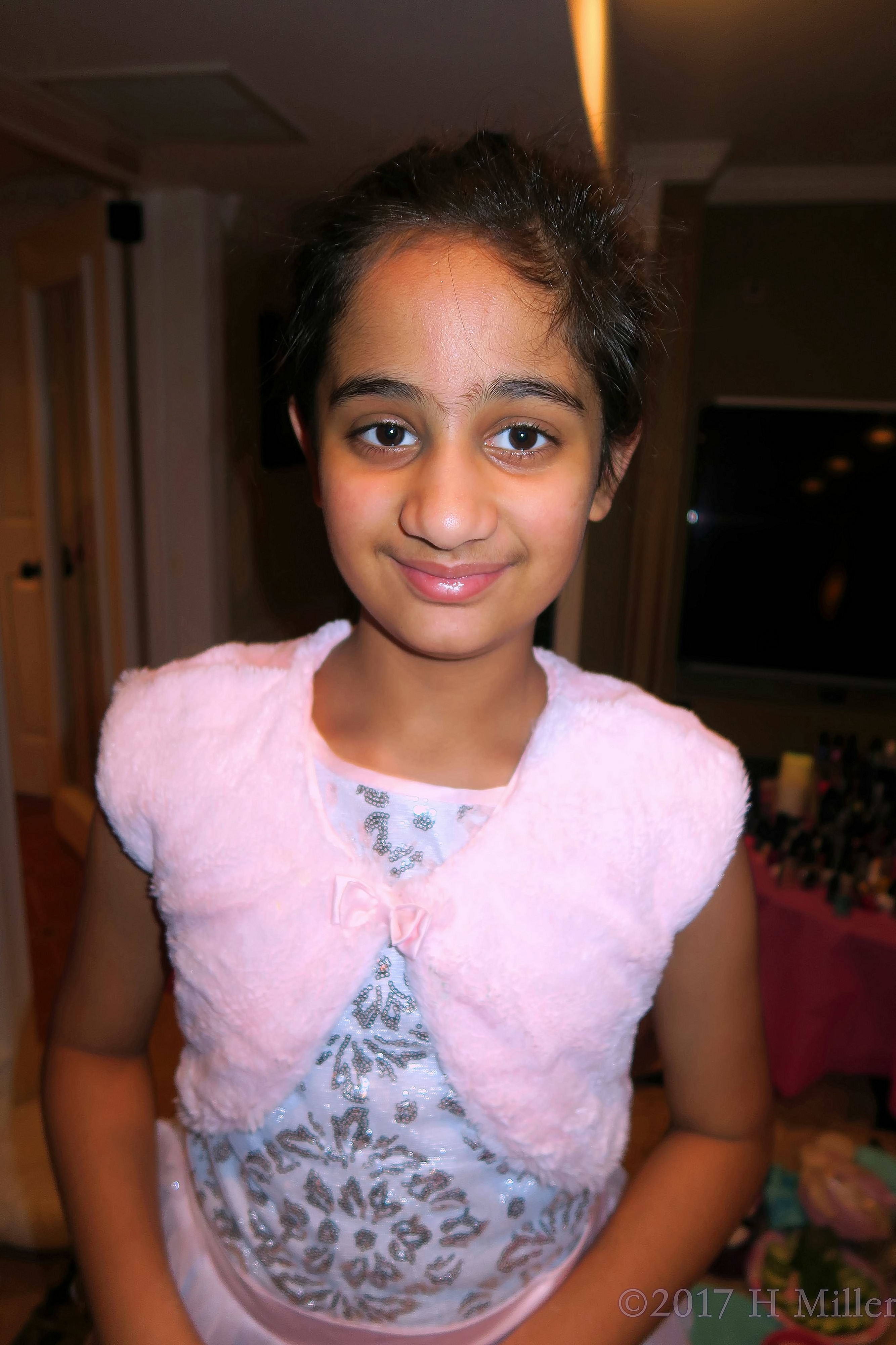 Smiling At The Kids Birthday Party. Smiling At The Kids Birthday Party.