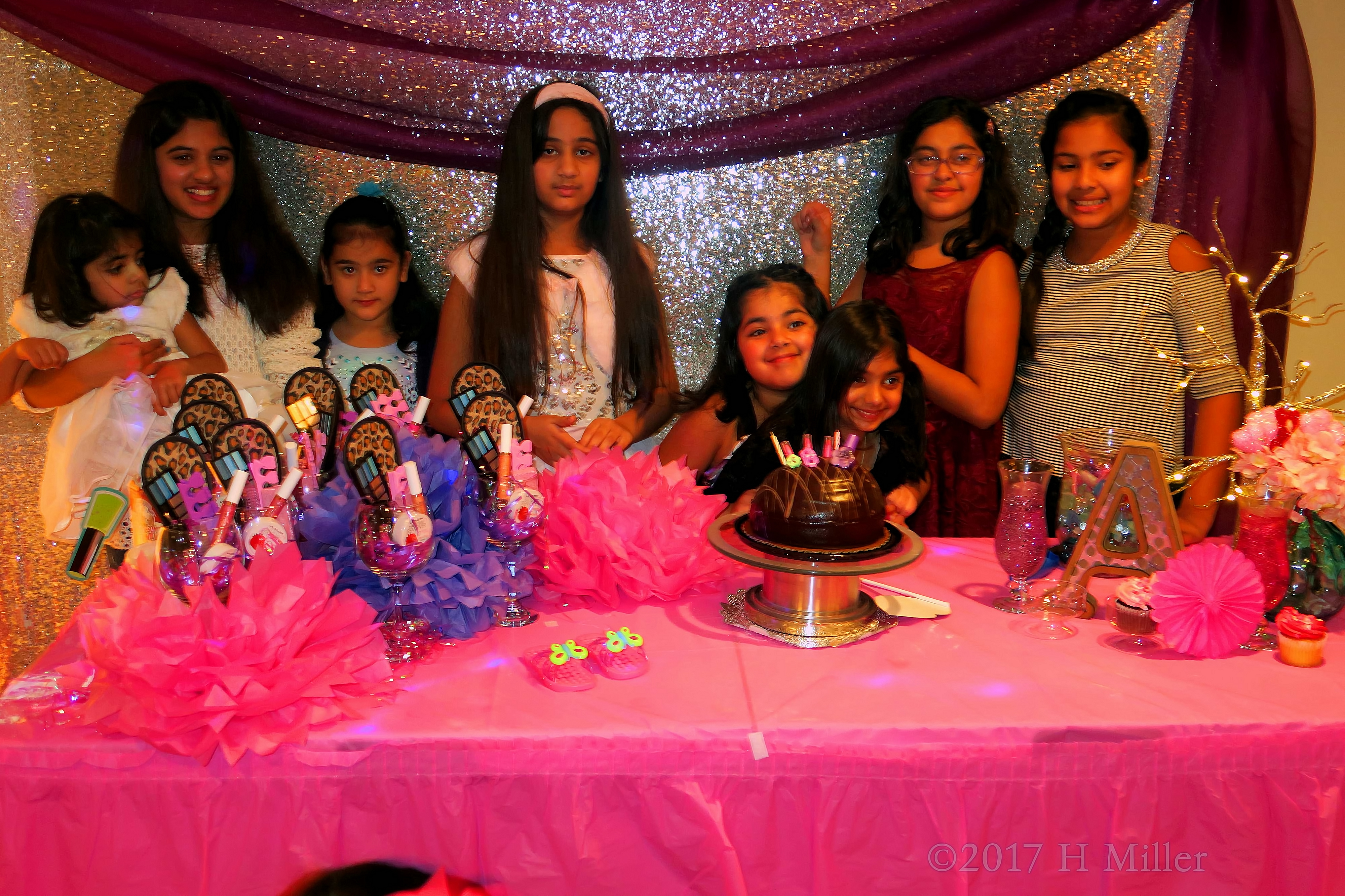 Smiling At The Spa Party For Alaysha! Smiling At The Spa Party For Alaysha!