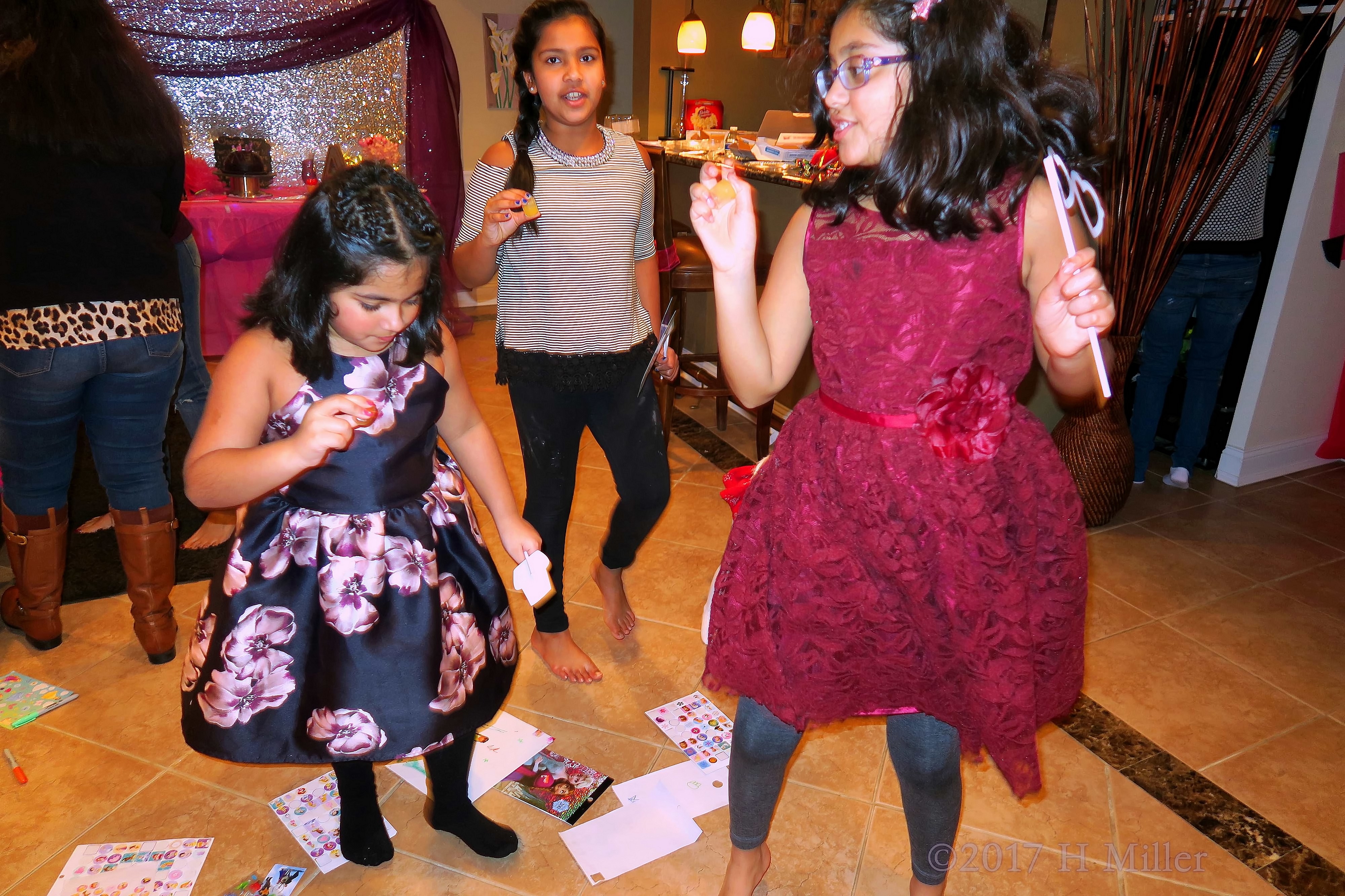 Taking Selfies At The Girls Spa Birthday Party. Taking Selfies At The Girls Spa Birthday Party.