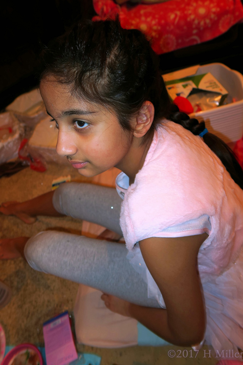 Chilling At The Kids Party. Chilling At The Kids Party.