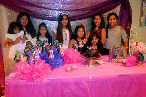 Happy To Be Celebrating Alaysha's Birthday At The Spa Party For Girls!