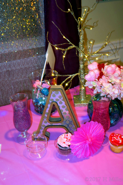 The Beautiful Decorations At The Spa Party For Girls, Provided By Mom. The Beautiful Decorations At The Spa Party For Girls, Provided By Mom.