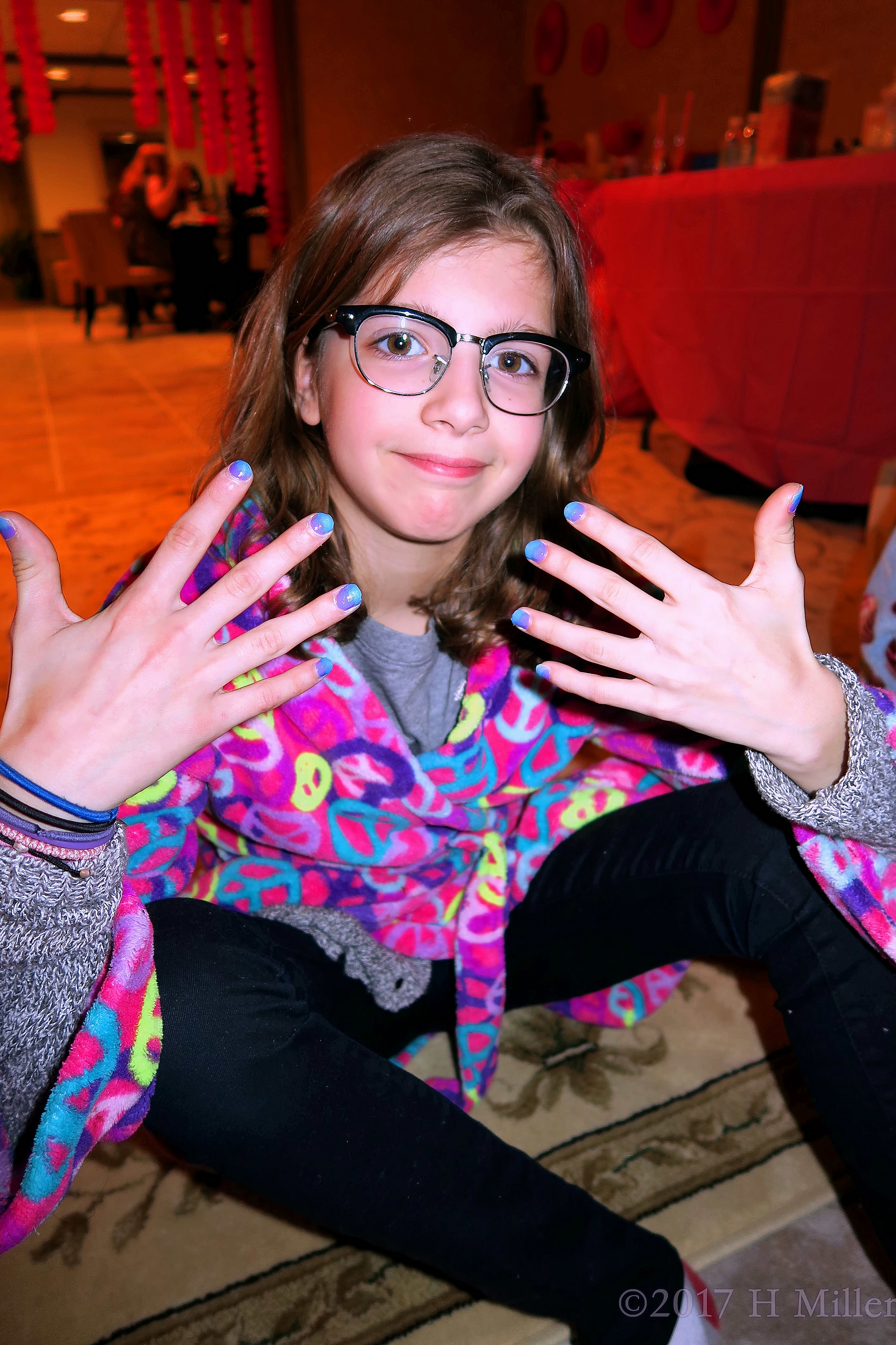 Another Pic Of Her Mini Mani. Another Pic Of Her Mini Mani.