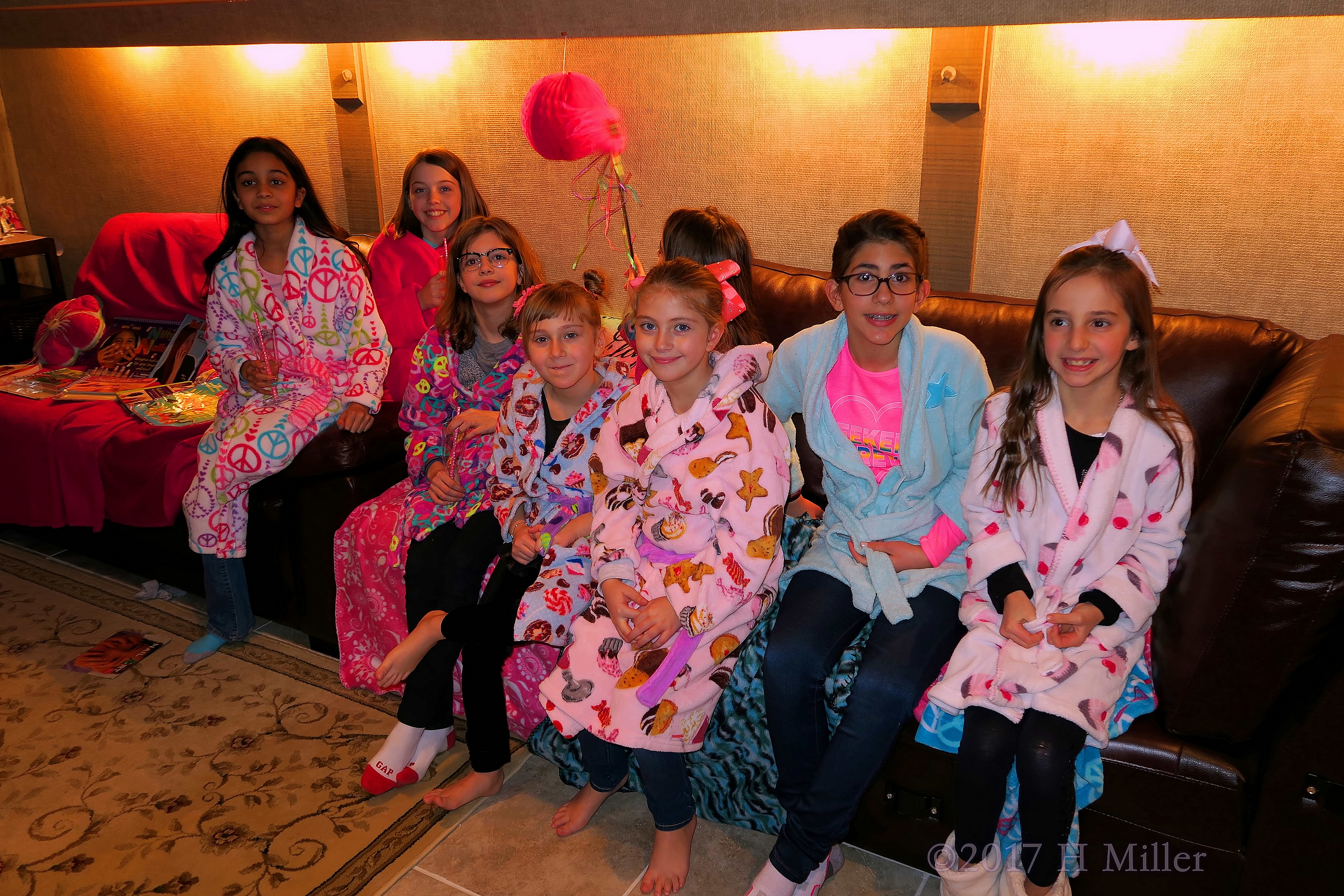 Ready For The Group Picture At The Kids Party. Ready For The Group Picture At The Kids Party.