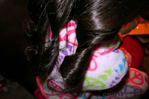 Closeup Of Her Curls.