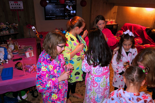 Everybody Tries Some Candy From The Sweets And Treats Table