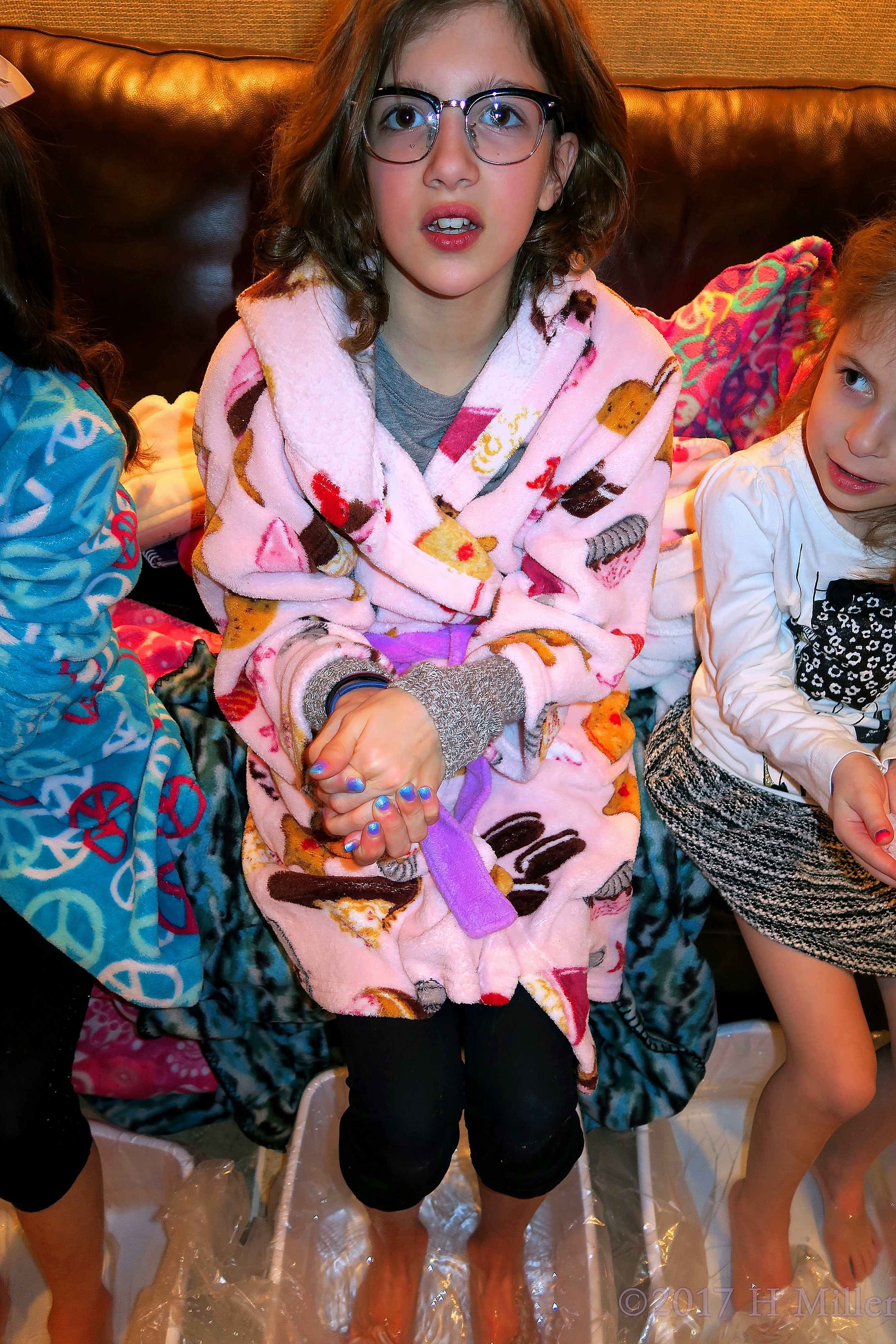 Getting Ready To Put The Salt In Her Footbath. Getting Ready To Put The Salt In Her Footbath.